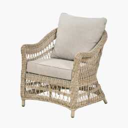 Pacific Lifestyle Pattaya Wicker Garden Corner Sofa Set, 8 Seater, Soft Sand - thumbnail 4