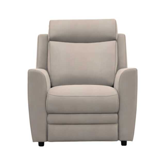 Parker Knoll Dakota Power Recliner Leather Armchair, Roma Putty