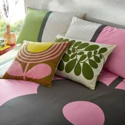 Orla Kiely Abacus Block Standard Pillowcase Pair, Multicolour - thumbnail 1