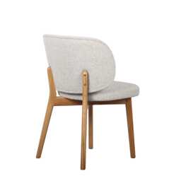 Casa Swan Dining Chair, Cream - thumbnail 3
