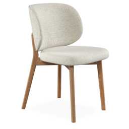 Casa Swan Dining Chair, Cream - thumbnail 2