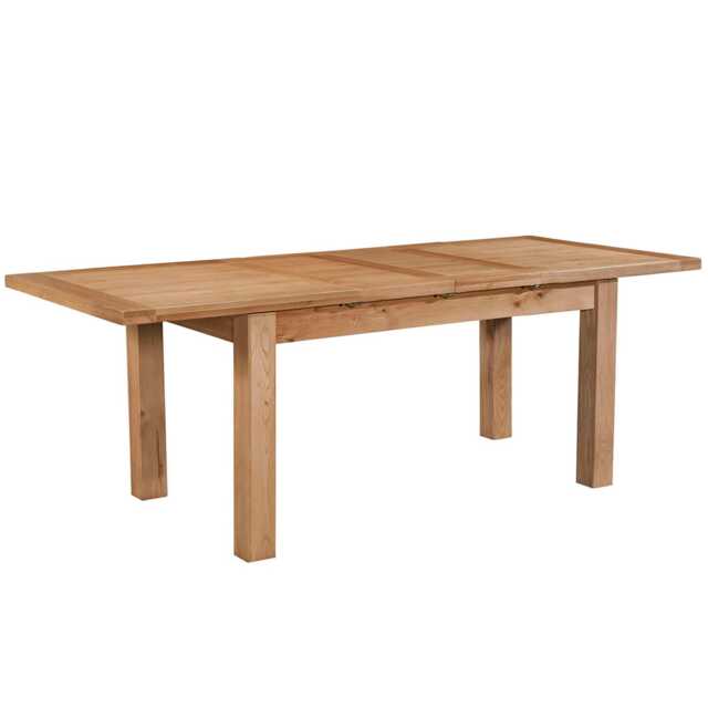 Casa Tavistock Extending Table, 130-200cm, Light Oak