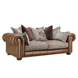 At The Helm Atlantis 2 Seater Fabric Sofa, Roaming Valley - thumbnail 1