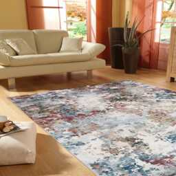 Frith Rugs Kaydon Washable Woven Rug, 180cm x 120cm, Multicoloured Abstract Pattern - thumbnail 3