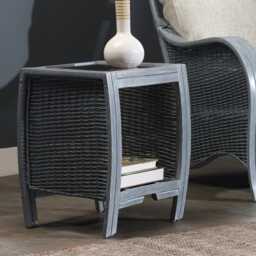 Desser Turin Cane Lamp Table - thumbnail 1