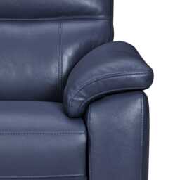 Casa Hardy 3 Seater Leather Power Recliner Sofa - thumbnail 4