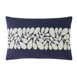 Orla Kiely Sycamore Stripe Standard Pillowcase Set, Space Blue - thumbnail 3