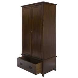 Casa Brett Wardrobe, Walnut - thumbnail 4