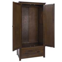 Casa Brett Wardrobe, Walnut - thumbnail 3