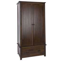 Casa Brett Wardrobe, Walnut - thumbnail 1