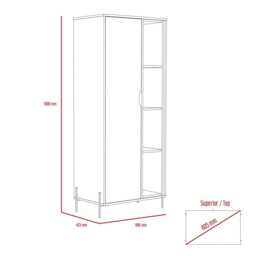Casa Drake Display Bookcase - thumbnail 2