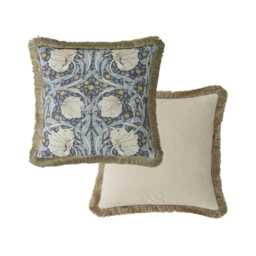William Morris At Home Pimpernel Cushion, 50x50cm, Ink - thumbnail 1