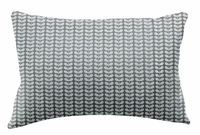 Orla Kiely Tiny Stem Standard Pillowcase Pair, Light Cool Grey - image 1