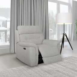 Casa Cara Power Recliner Fabric Armchair, Milan Oyster - thumbnail 4