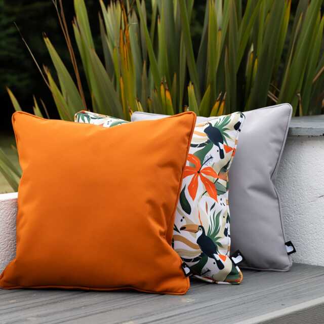 Extreme Lounging Weather Resistant Outdoor B-Cushion, 43x43cm, Rustic Orange - image 1