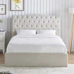 Casa Gerbera Storage Bed Frame, Single, Natural - thumbnail 4