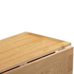 Casa Tavistock Square Drop Leaf Table, Light Oak