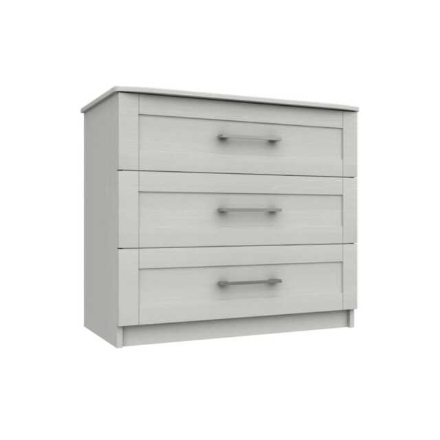 Casa Madrid 3 Drawer Chest, Grey - image 1