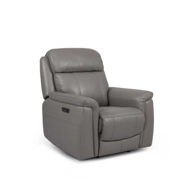 La-Z-Boy Paris Power Recliner Leather Armchair with Head Tilt & Lumbar - image 1