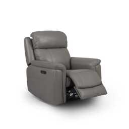 La-Z-Boy Paris Power Recliner Leather Armchair with Head Tilt & Lumbar - thumbnail 3