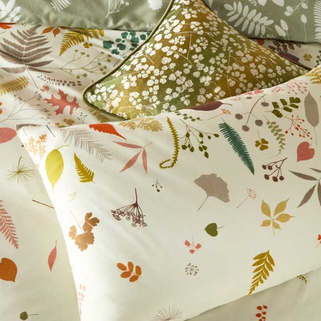 Clarissa Hulse Woodland Walk Standard Pillowcase Pair, Autumn - image 1