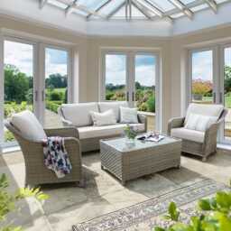 Kettler Charlbury Aluminium Garden Sofa Set, 6 Seater - thumbnail 3