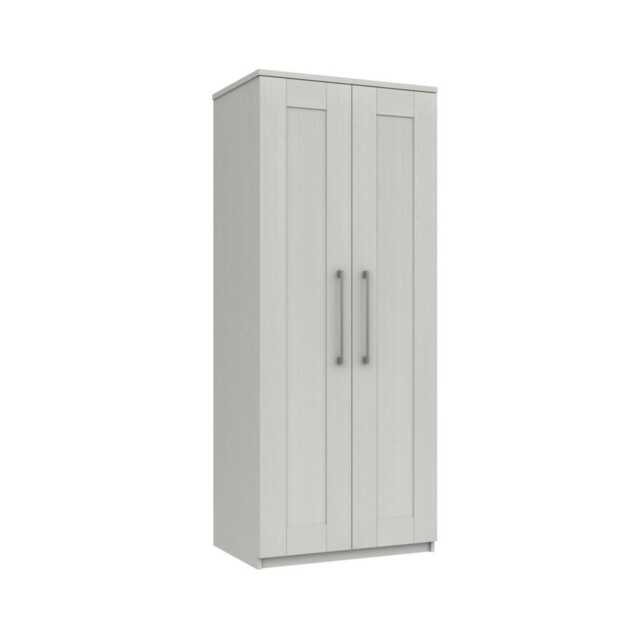 Casa Madrid 2 Door Wardrobe, Grey - image 1