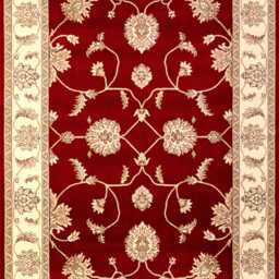Frith Rugs Kirman Woven Rug, 230cm x 160cm, Red & Cream