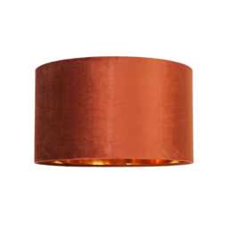 Casa London Lamp Shade, 30cm, Terracotta & Gold