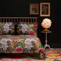 Timorous Beasties Berkeley Blooms Duvet Set, Single, Midnight - thumbnail 2