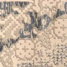Frith Rugs Marvelous Vintage Style Woven Rug, 170cm x 120cm, Blue & Cream - thumbnail 3