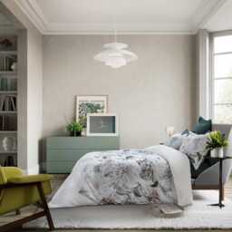 Ted Baker Clove Floral Duvet Set, Double, White - thumbnail 2