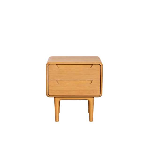 G Plan Winchester 2 Drawer Bedside Cabinet - image 1