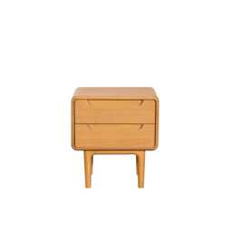 G Plan Winchester 2 Drawer Bedside Cabinet - thumbnail 1