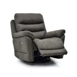 La-Z-Boy Anderson Power Recliner Fabric Chair with Head Tilt, Altara Charcoal - thumbnail 2