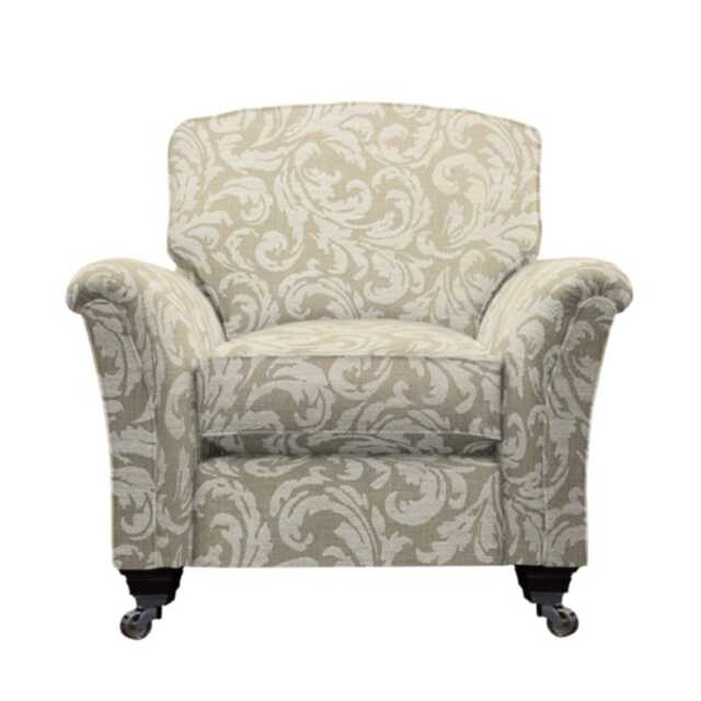 Parker Knoll Devonshire Fabric Armchair with Powered Footrest, Hatton Oatmeal