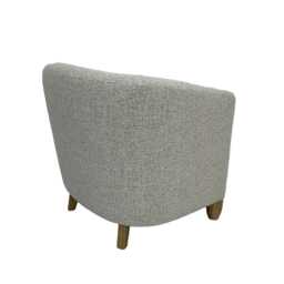 Casa Jolie Fabric Accent Chair, Natural - thumbnail 3