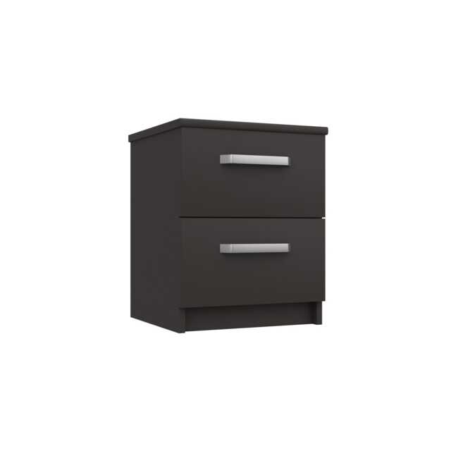 Casa London 2 Drawer Bedside Cabinet - image 1