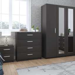 Casa London 2 Drawer Bedside Cabinet - thumbnail 3