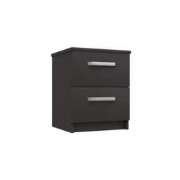 Casa London 2 Drawer Bedside Cabinet - thumbnail 1