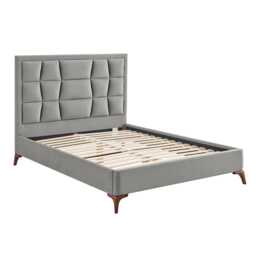 Casa Cali Bed Frame, King, Silver - thumbnail 2