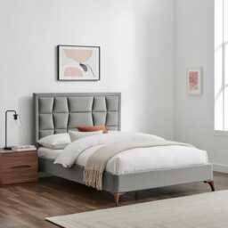 Casa Cali Bed Frame, King, Silver - thumbnail 3