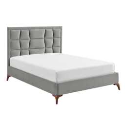 Casa Cali Bed Frame, King, Silver