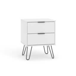 Casa Alden Bedside Cabinet, White - thumbnail 2