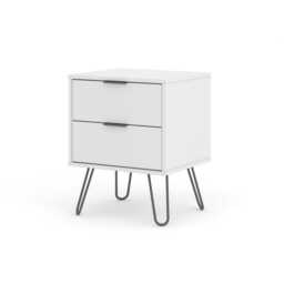 Casa Alden Bedside Cabinet, White - thumbnail 5