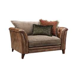 At The Helm Savannah Leather Snuggler Armchair, Voyager Oak Cask - thumbnail 2