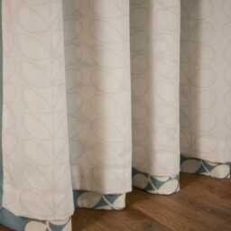 Orla Kiely Sycamore Stripe Curtains, 229 X 229cm, Duck egg - thumbnail 2