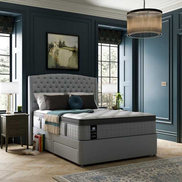 Sealy Turing Elevate Ultra 4 Drawer Divan Bed Set, Super King - image 1