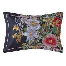 Timorous Beasties Berkeley Blooms Oxford Pillowcase Set, Midnight - thumbnail 1