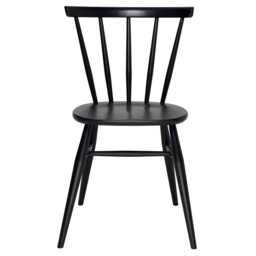 Ercol Heritage Dining Chair, Black - thumbnail 1